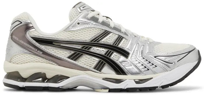 GEL KAYANO 14 - CREAM BLACKS / METALLIC PLUM image 0