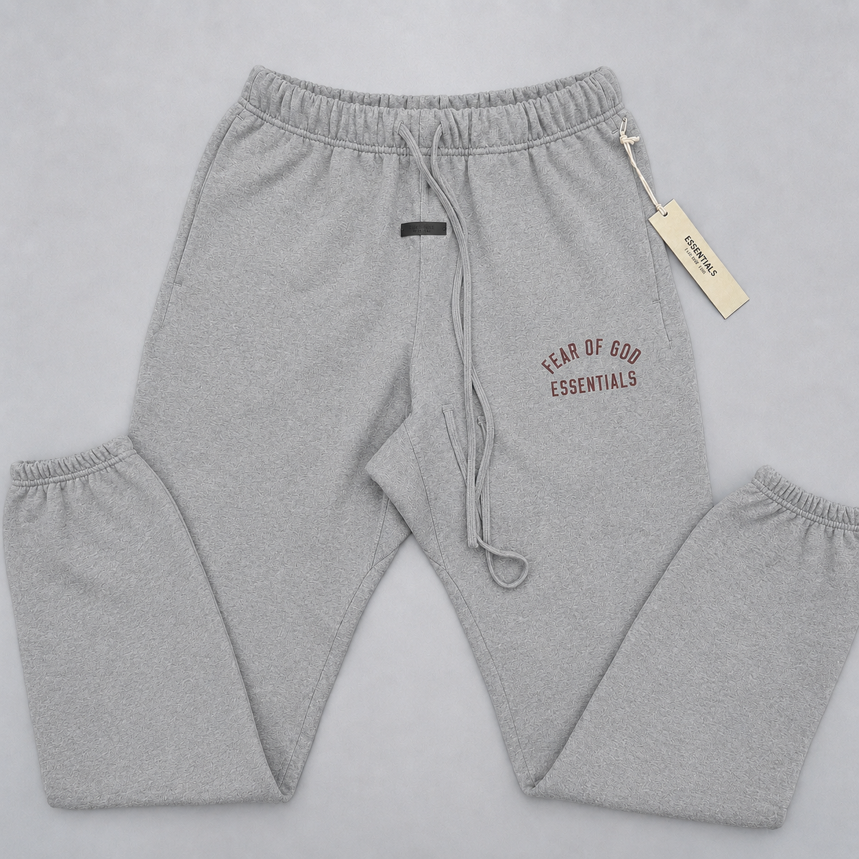 FW24 JOGGERS - DARK HEATHER/RED image 0