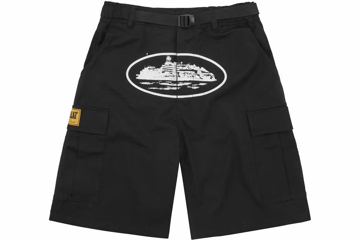Cargo Shorts Black/White