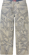 Stars Baggy Jeans
