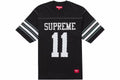 Studded Football Top Black