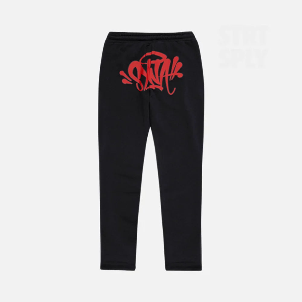 S World Logo Bottoms Black/Red