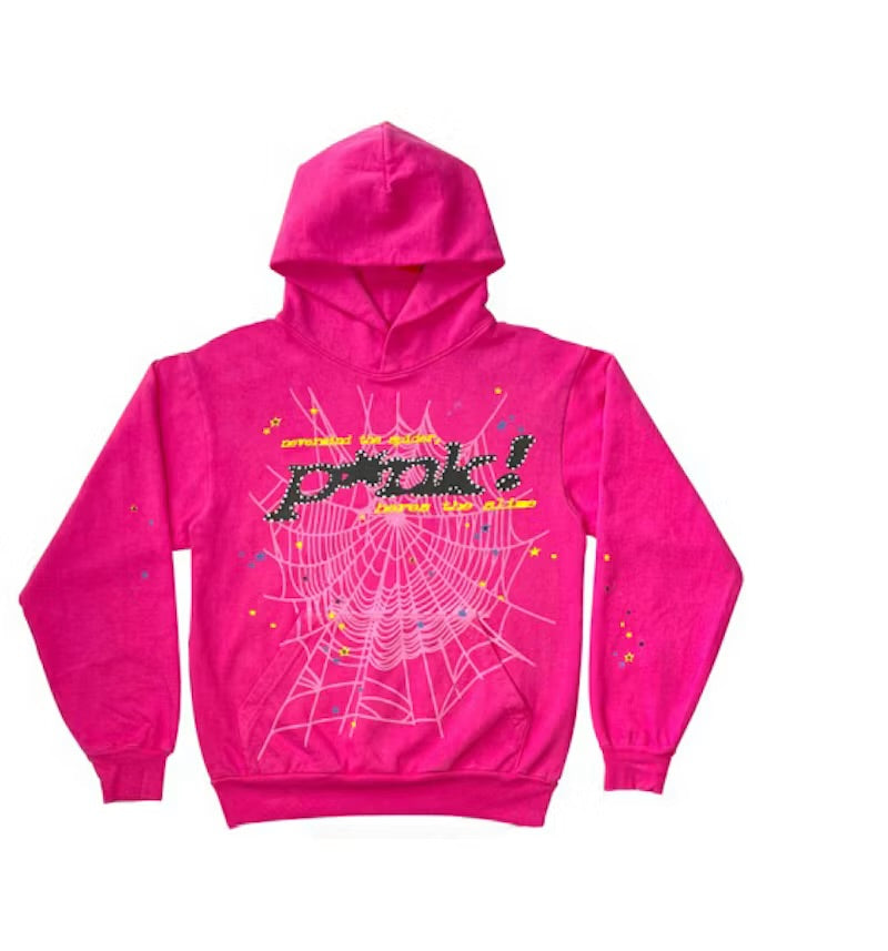 SP5DER Hoodie Pink