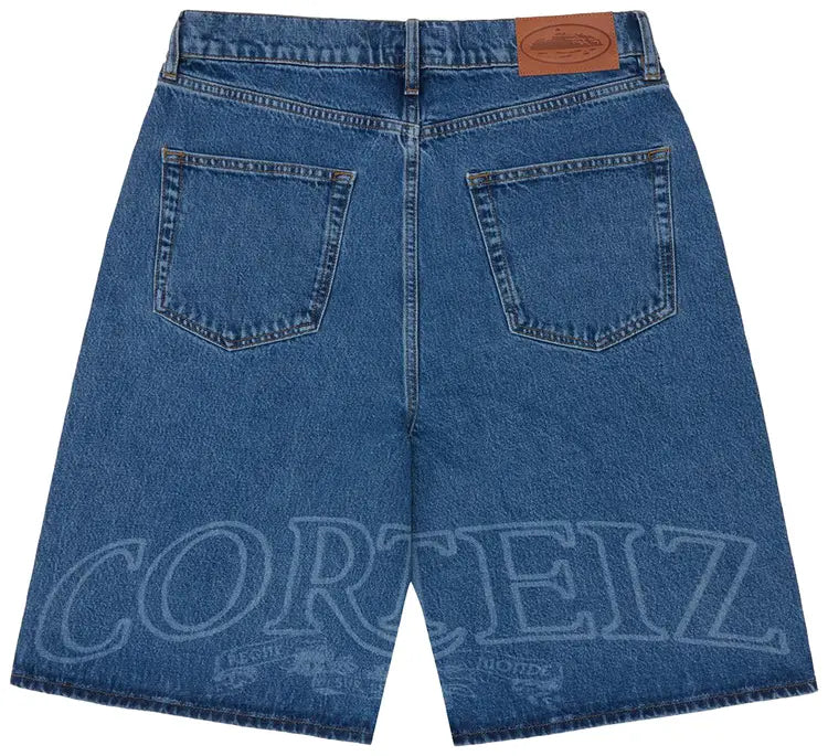 Royal Laser Denim Shorts