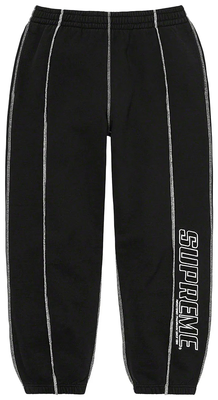 Overstitched Bottoms Black