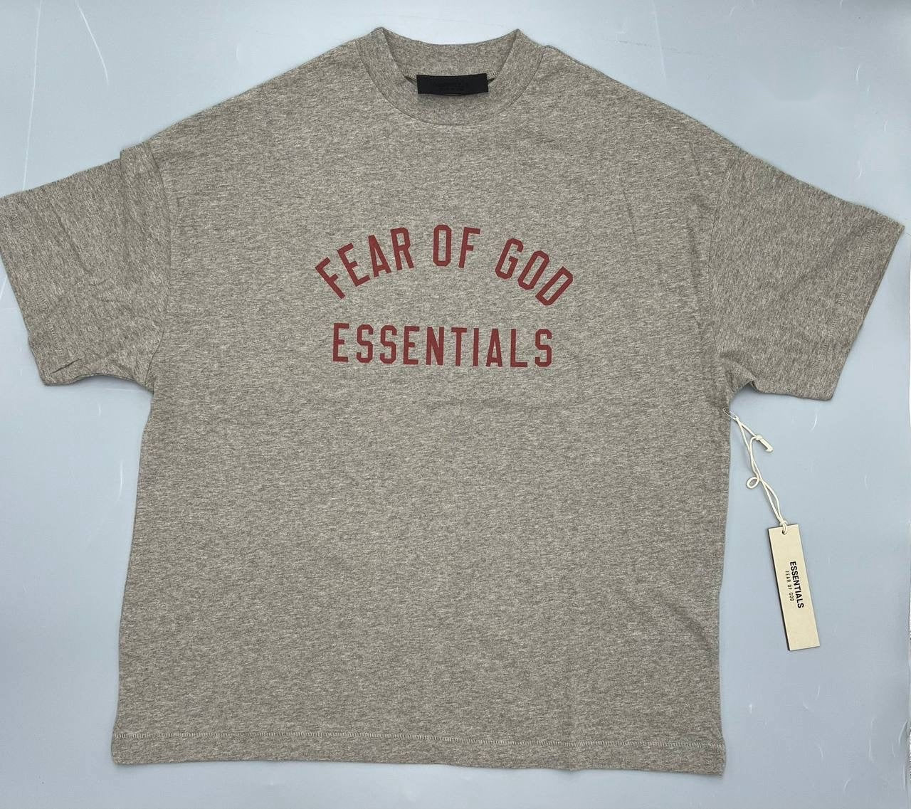 FW24 T-SHIRT - DARK HEATHER/RED image 0